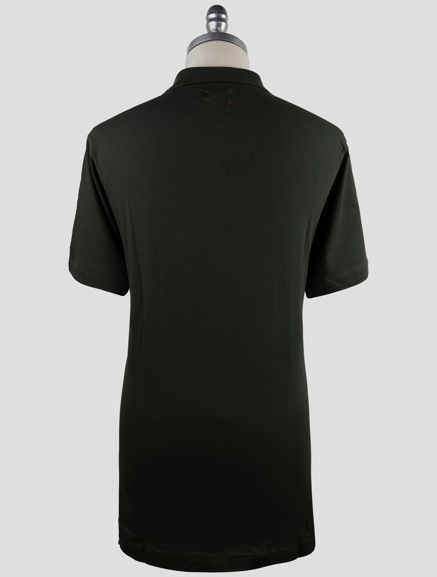 Kiton Green Cotton Polo