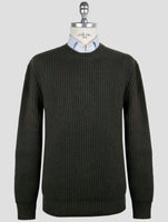 Kiton Green Cashmere Sweater Crewneck