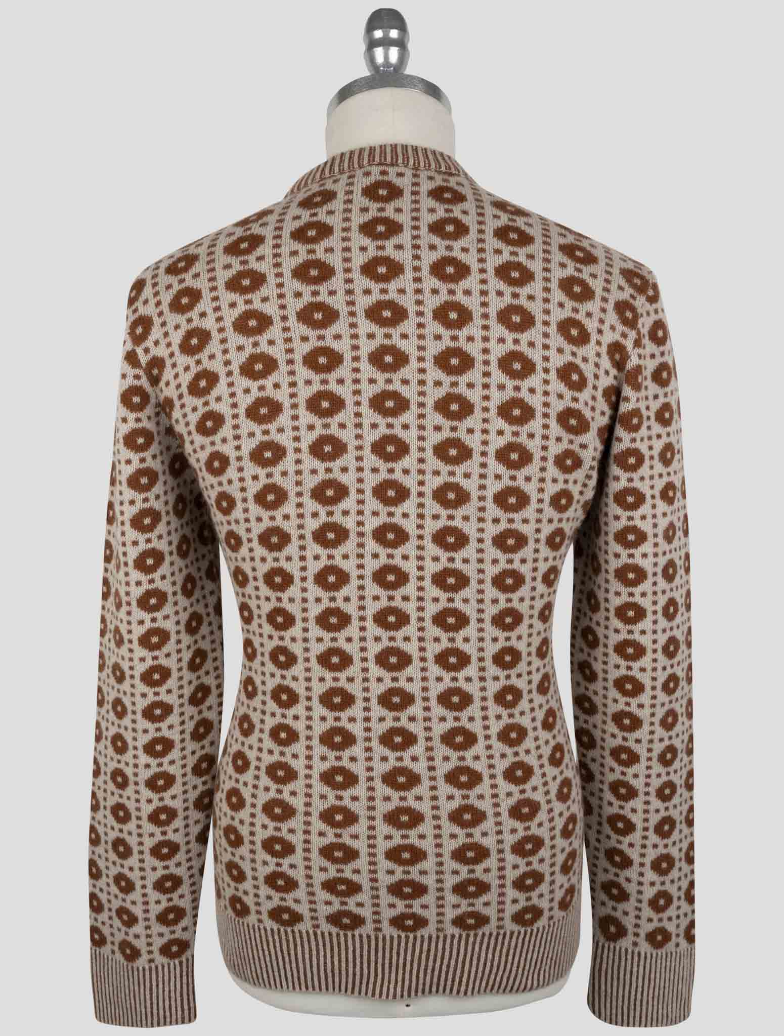 Kiton Brown Cashmere Sweater Crewneck
