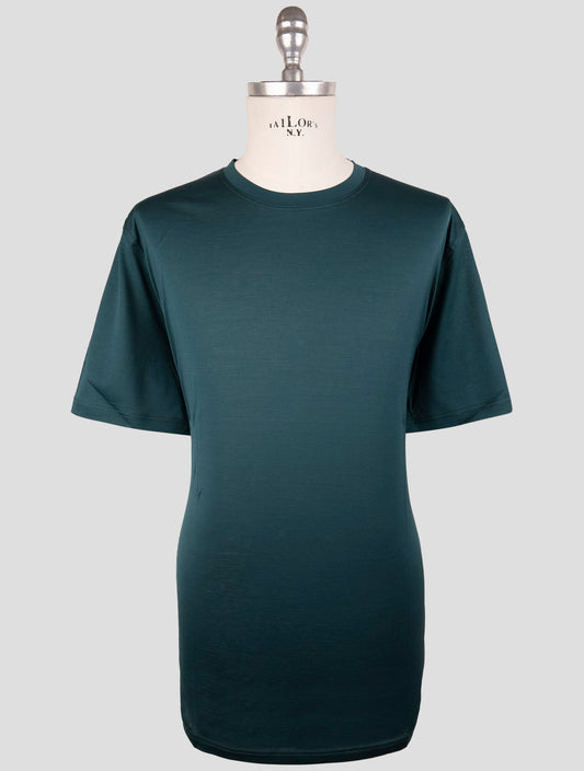 Kiton Green Cotton T-Shirt