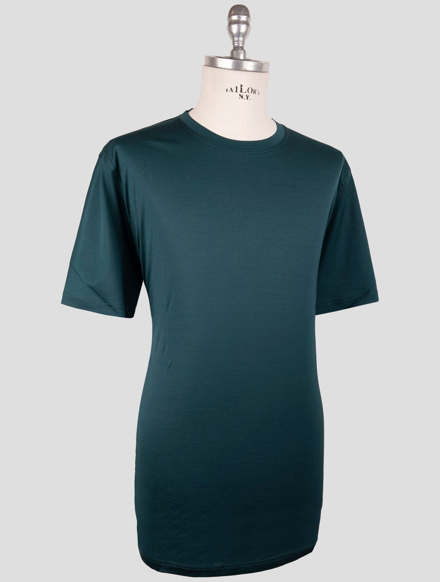 Kiton Green Cotton T-Shirt