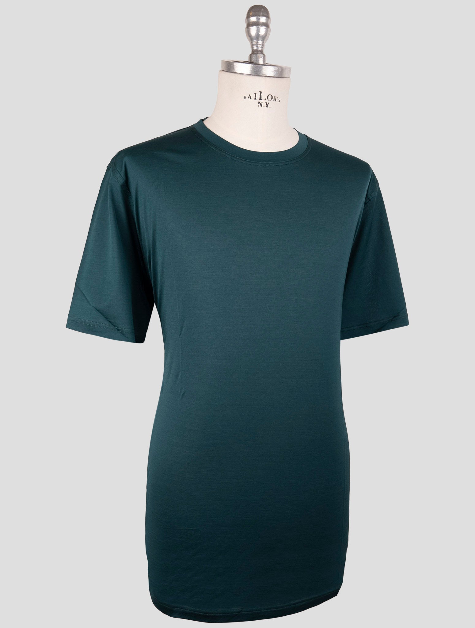 Kiton Green Cotton T-Shirt