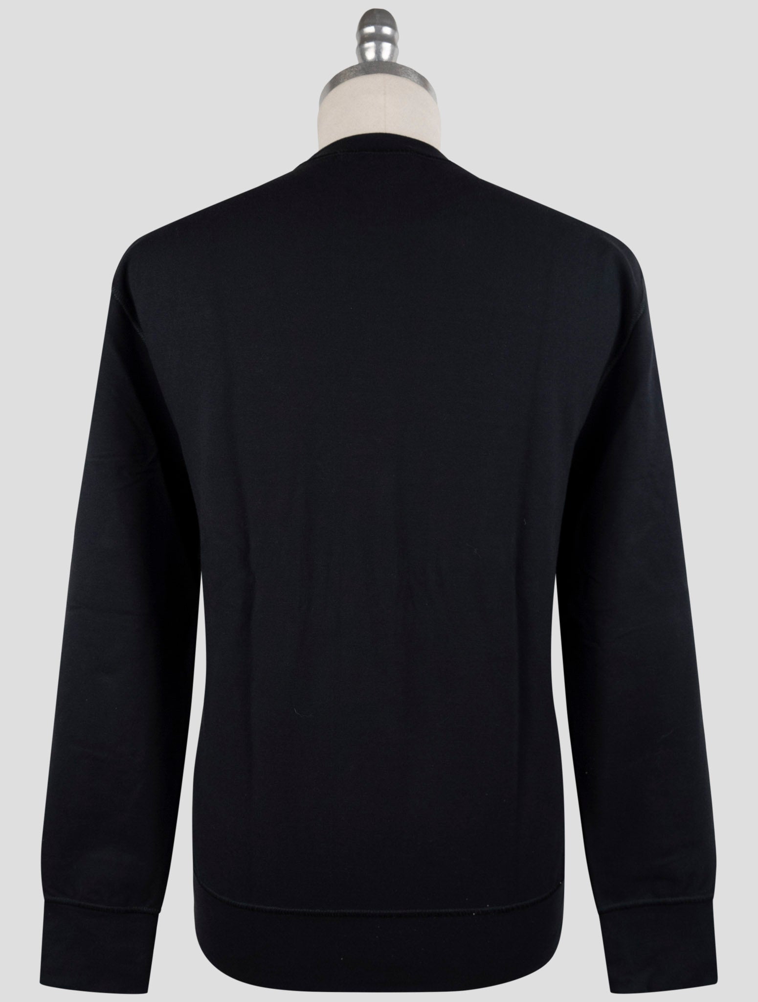 Kiton Dark Blue Cotton Ea Swater Crewneck