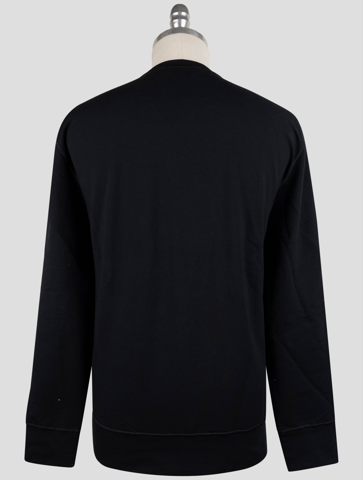 Kiton Dark Blue Cotton Ea Swater Crewneck