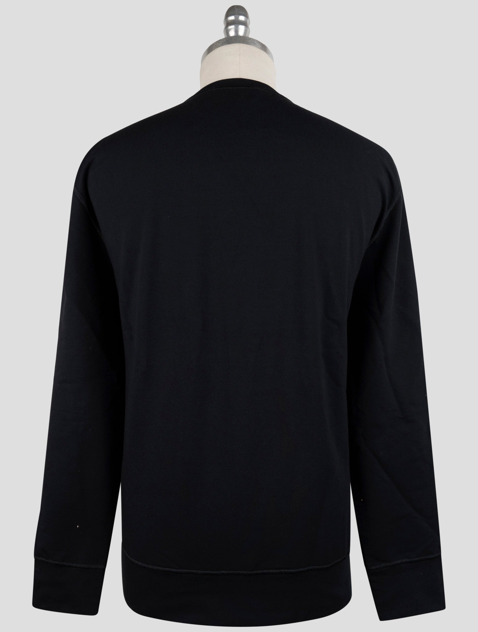 Kiton Dark Blue Cotton Ea Swater Crewneck
