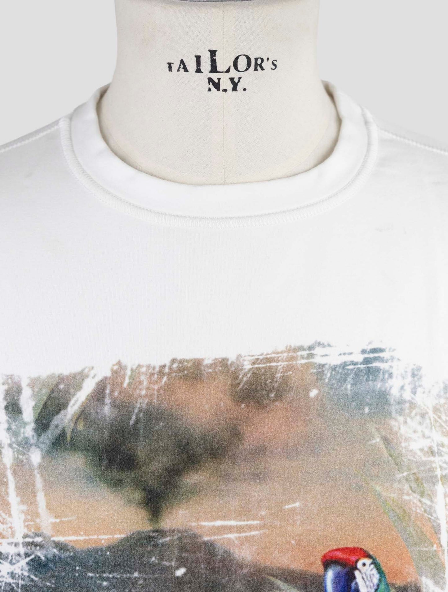 Kiton White Cotton Ea Sweater Crewneck