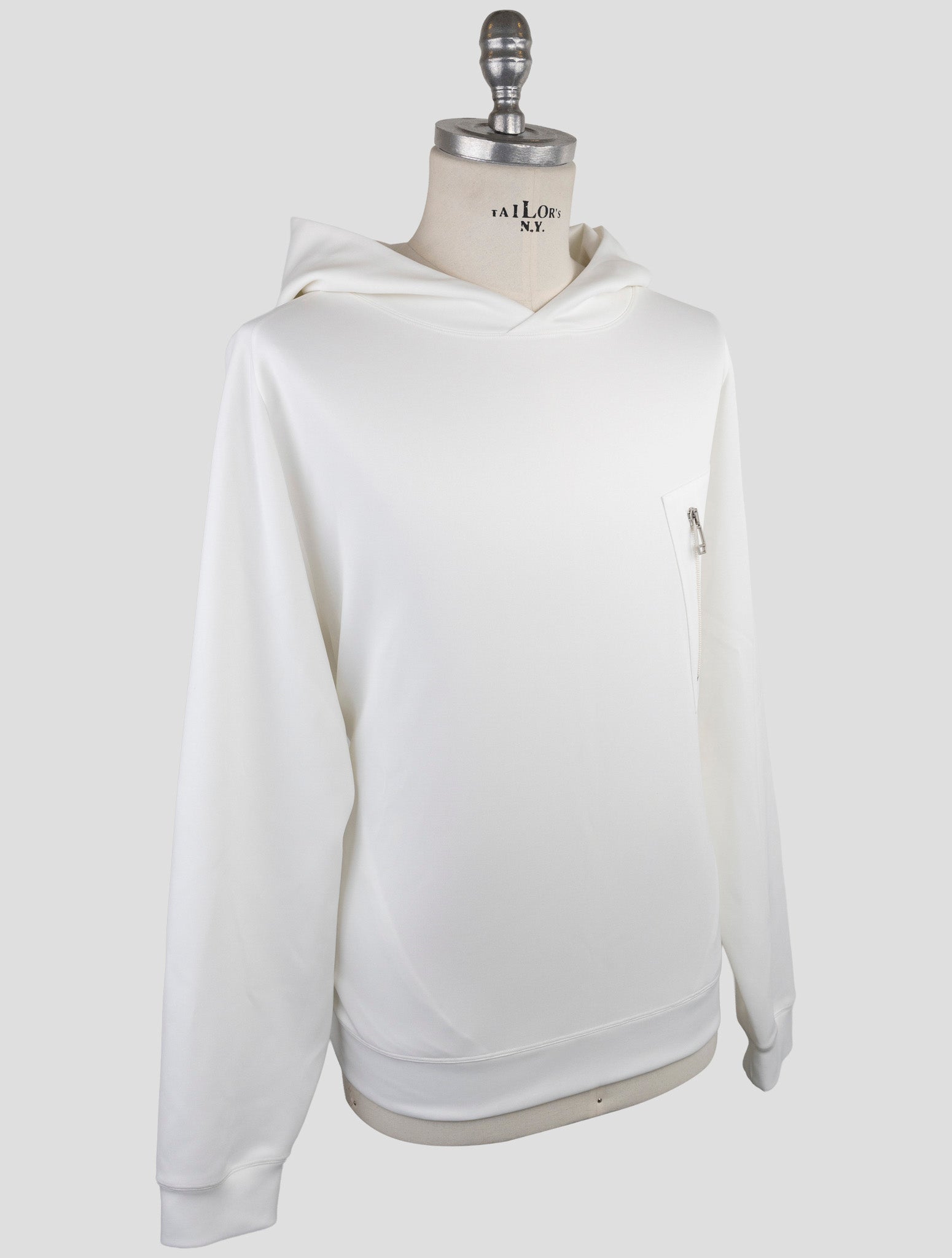 Kiton White Pl Ea Special Edition Plus One Sweater Hoodie