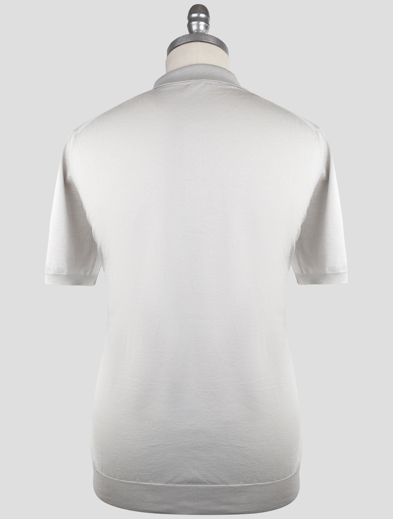 Kiton Gray Cotton Polo