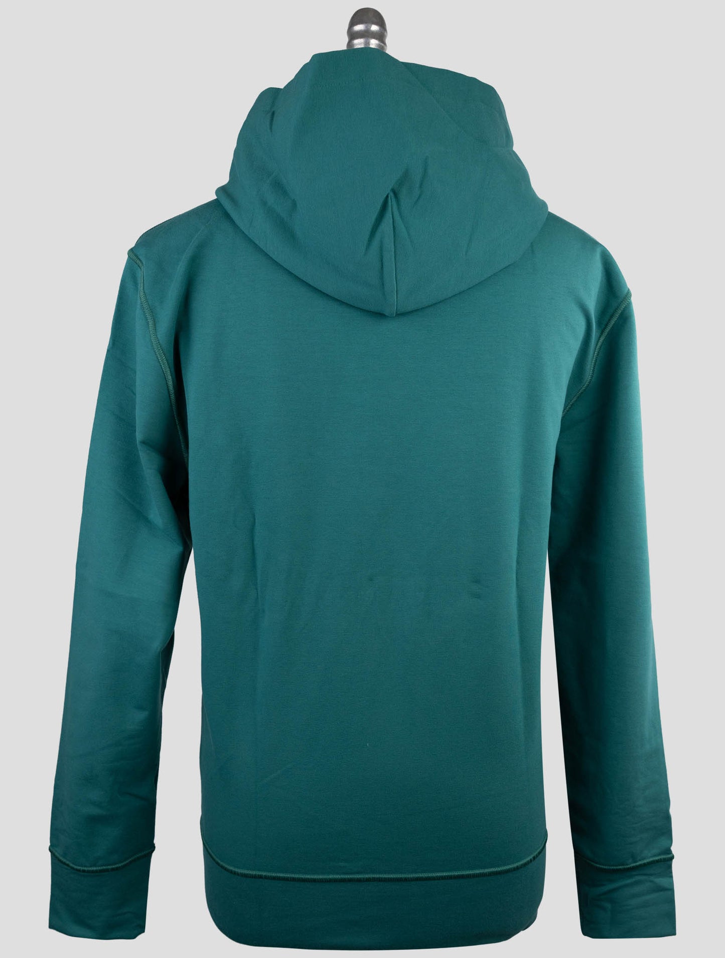 Kiton Green Cotton Ea Sweater Hoodie