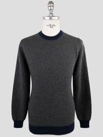 Kiton Blue Green Cashmere Sweater Crewneck