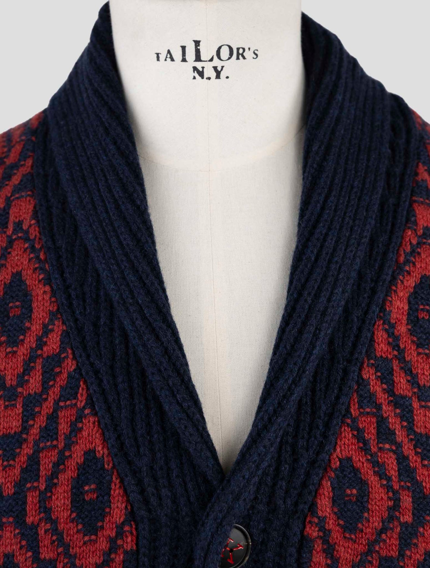 Kiton Blue Cashmere Sweater Cardigan