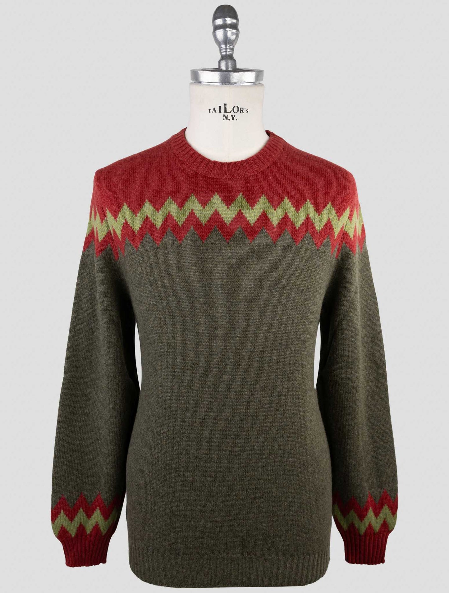 Kiton Multicolor Cashmere Sweater Crewneck