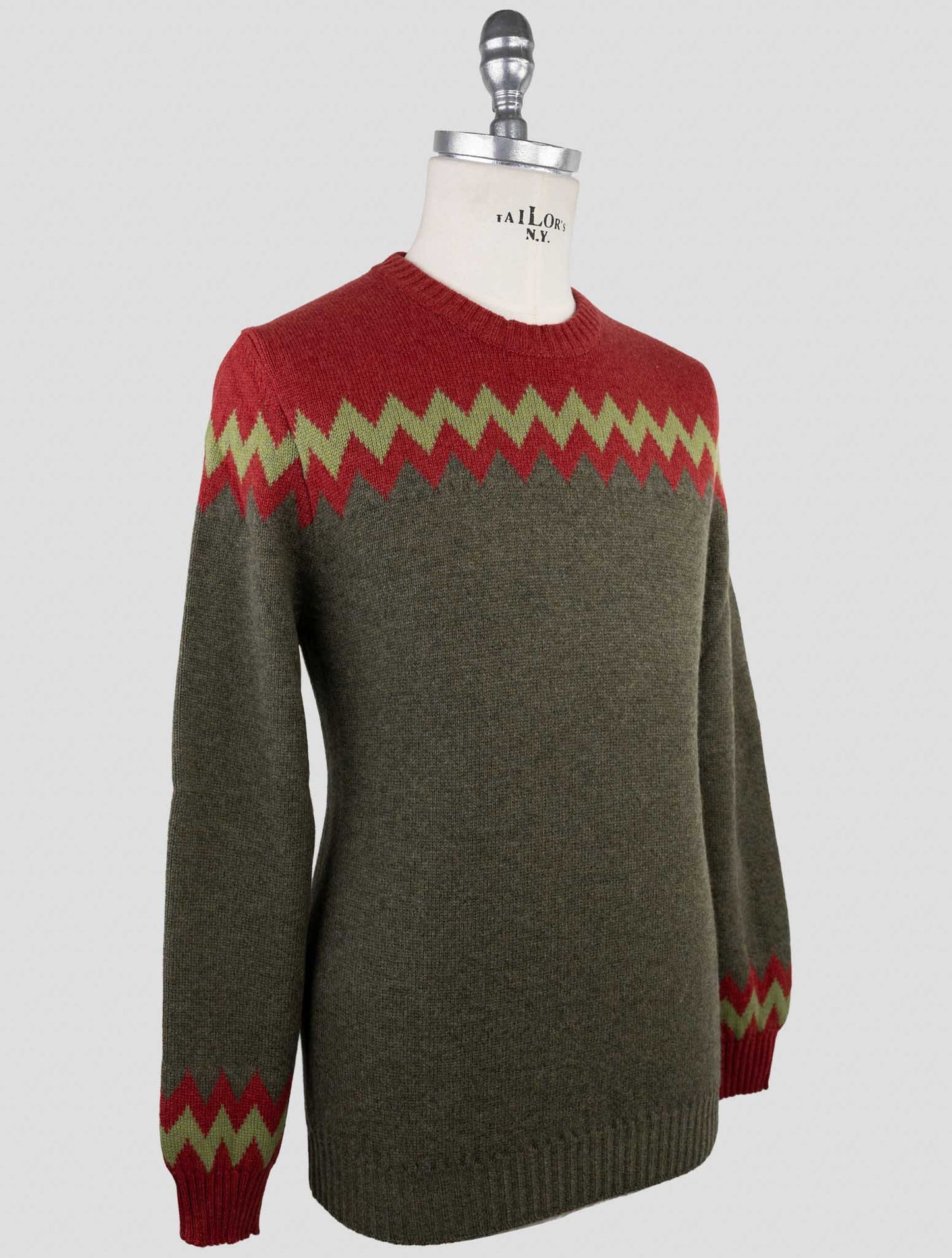 Kiton Multicolor Cashmere Sweater Crewneck