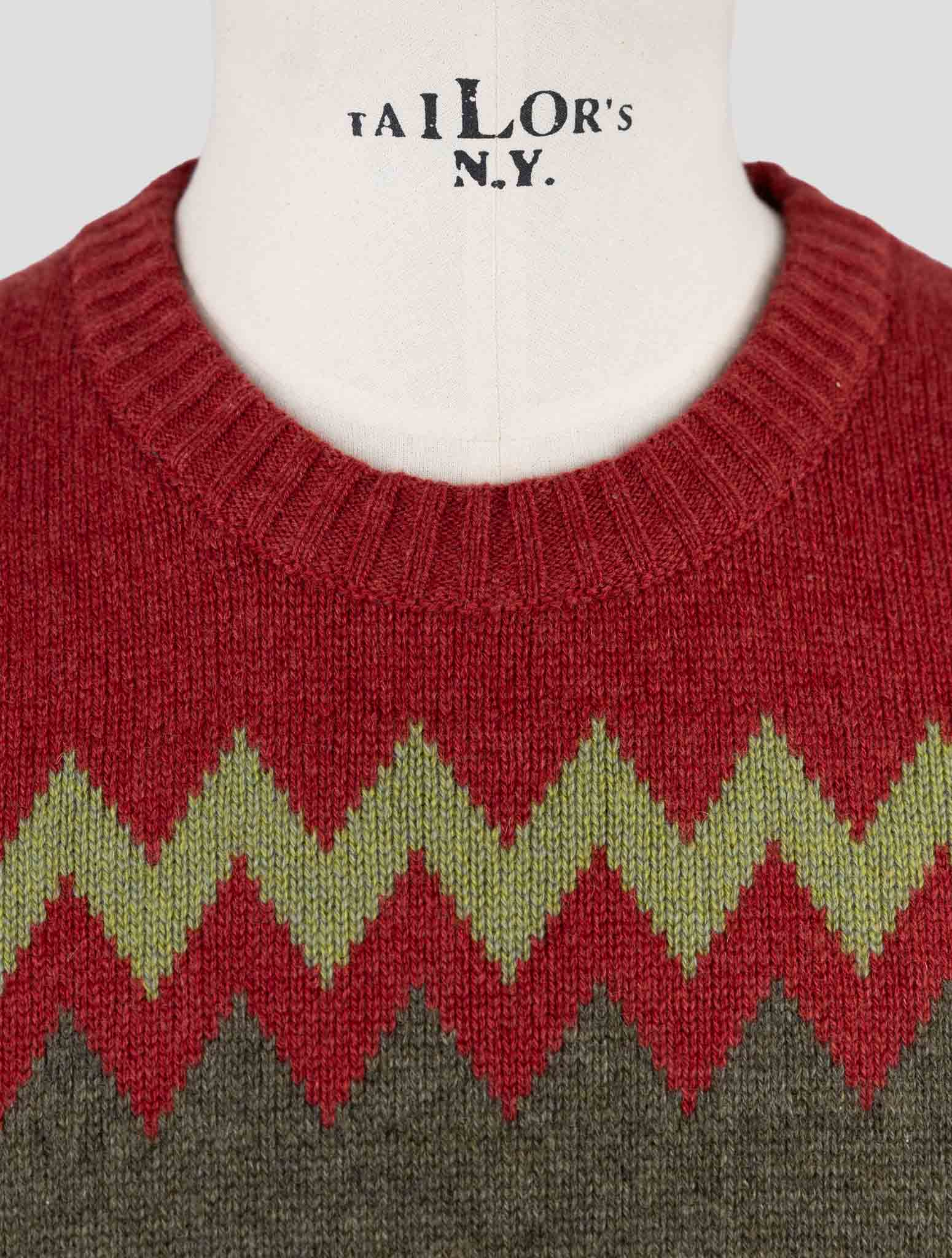 Kiton Multicolor Cashmere Sweater Crewneck