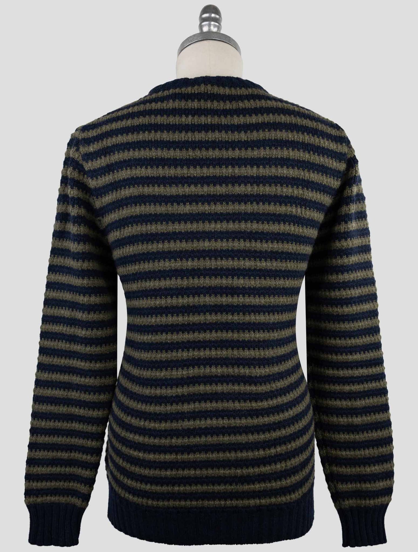 Kiton Blue Green Cashmere Sweater Crewneck