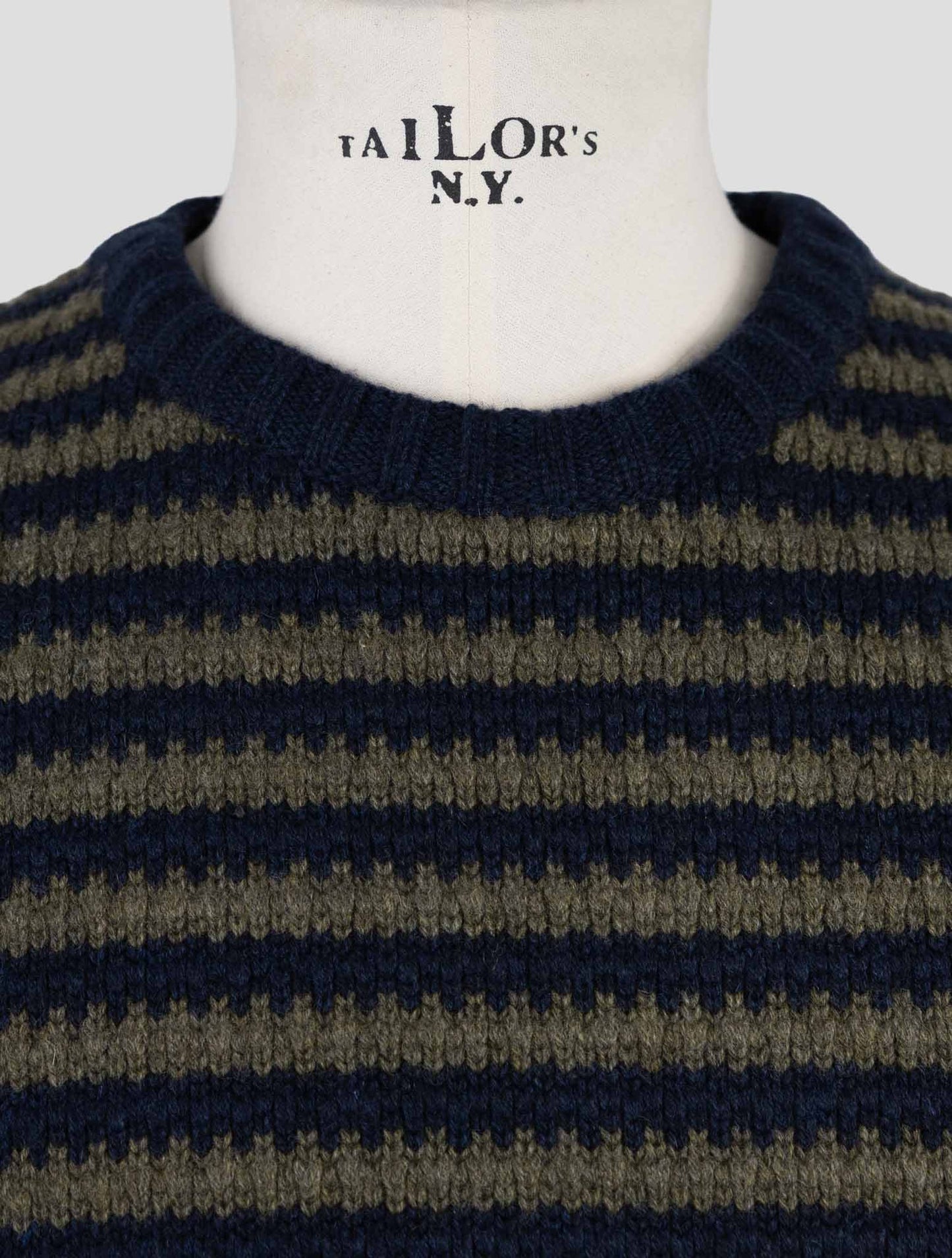 Kiton Blue Green Cashmere Sweater Crewneck