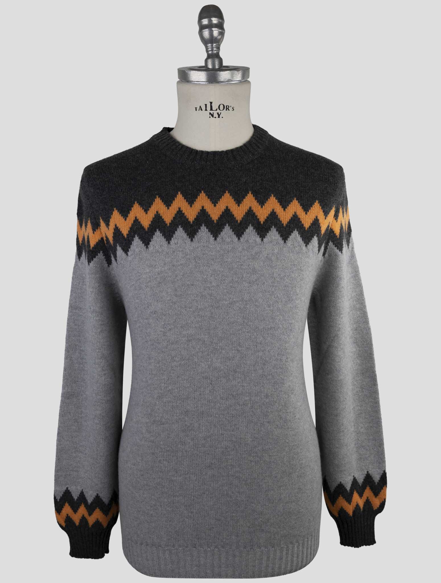 Kiton Multicolor Cashmere Sweater Crewneck