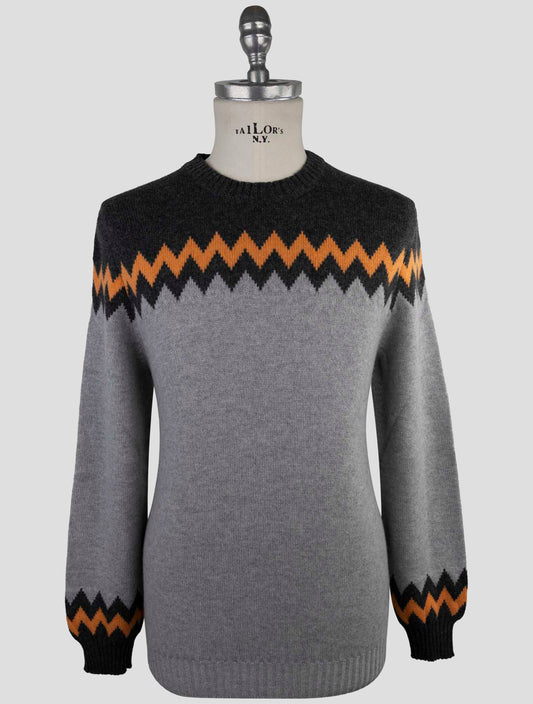 Kiton Multicolor Cashmere Sweater Crewneck