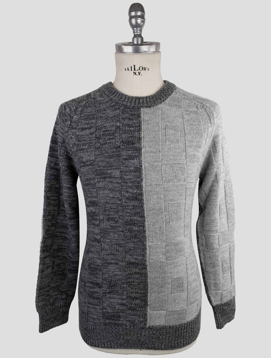 Kiton Gray Cashmere Sweater Crewneck