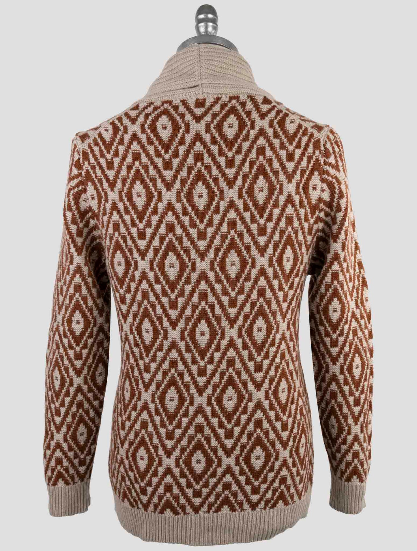 Kiton Brown Cashmere Sweater Cardigan