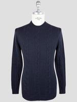 Kiton Blue Vicuna Sweater Crewneck