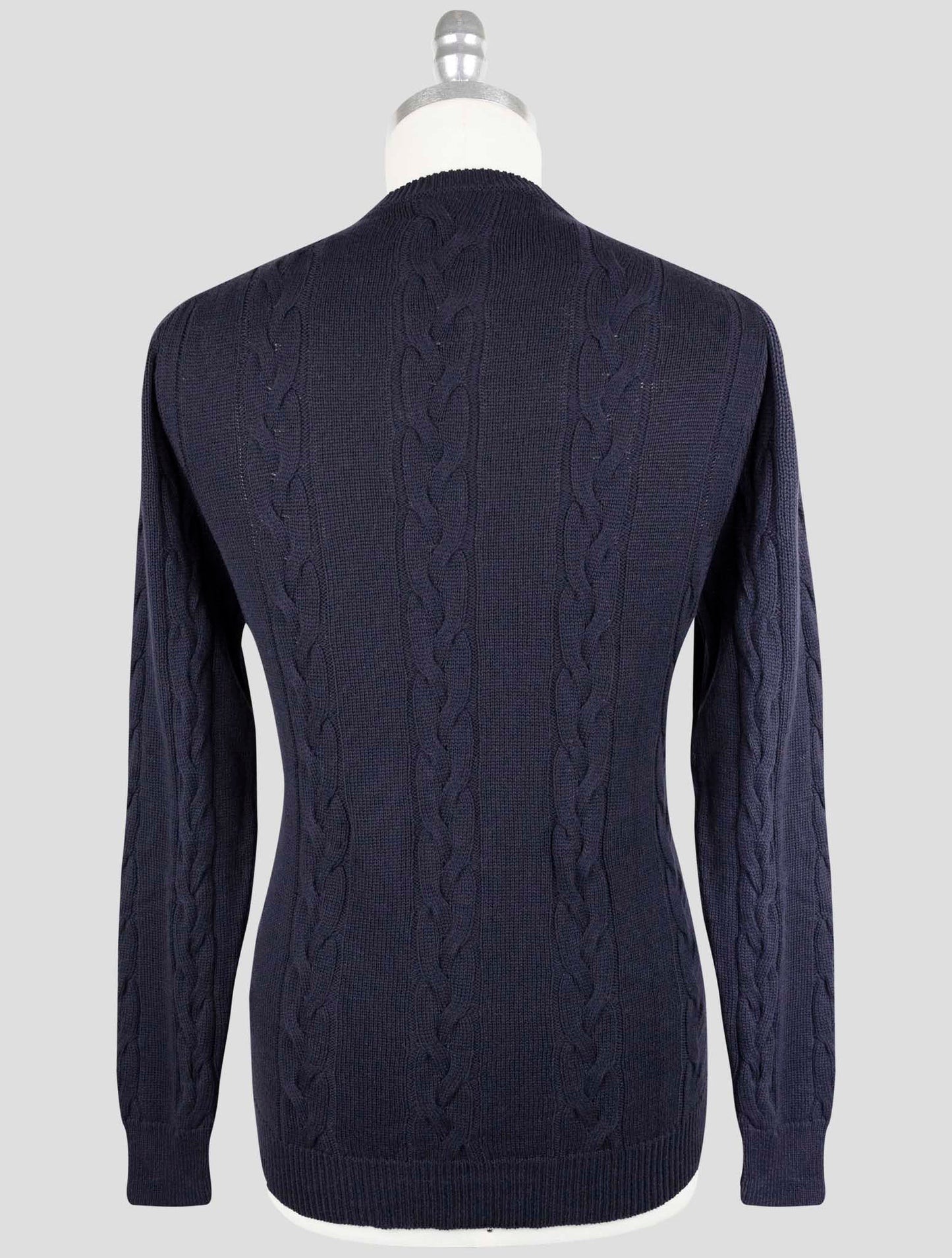 Kiton Blue Vicuna Sweater Crewneck