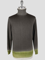 Kiton Gray Cashmere Silk Sweater Turtleneck