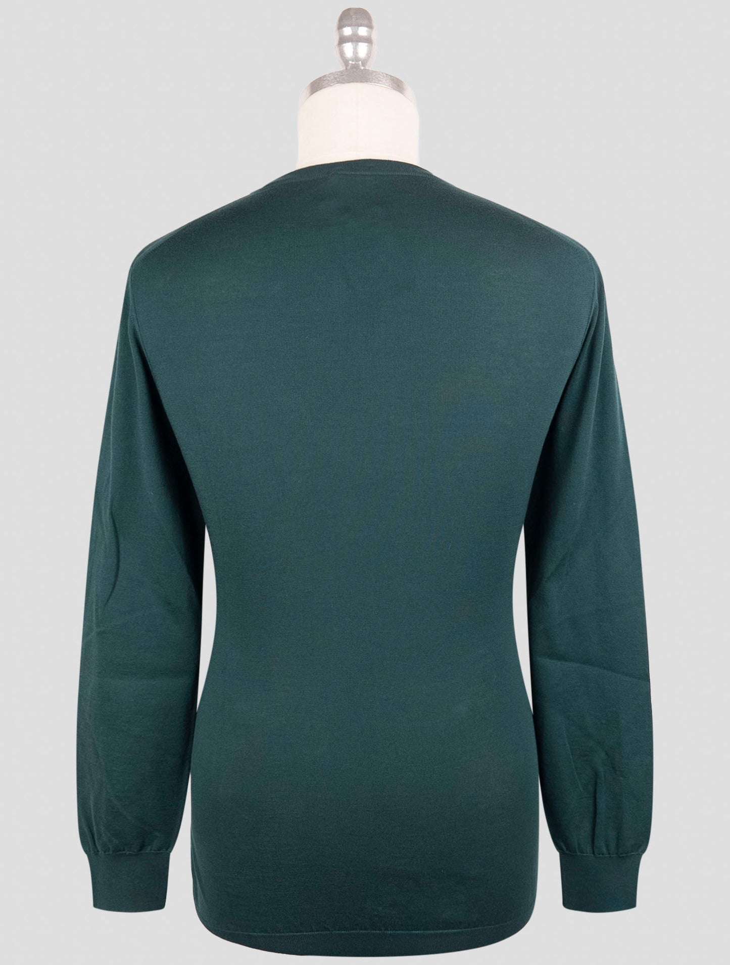 Kiton Green Cotton Icon Sweater Crewneck