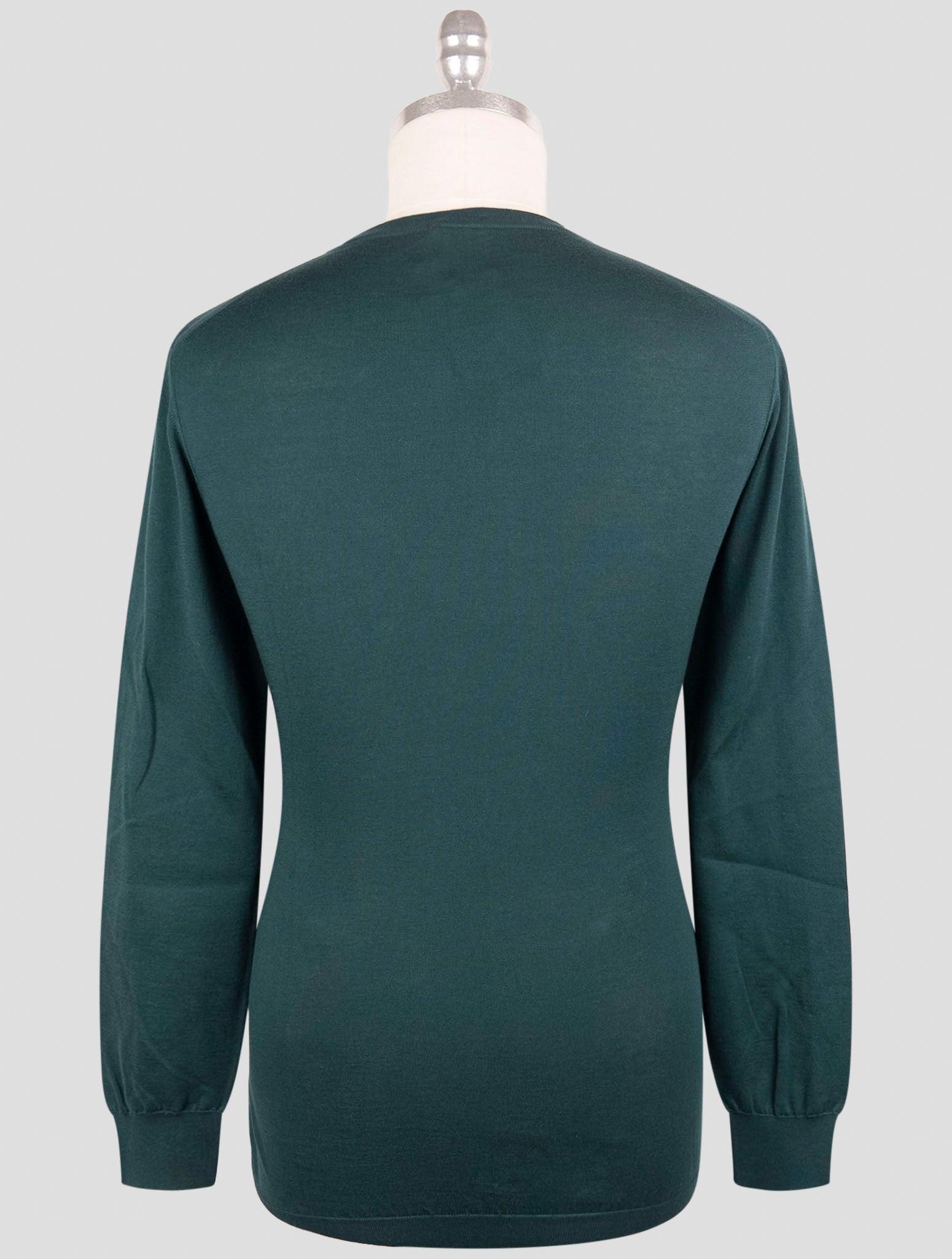 Kiton Green Cotton Icon Sweater Crewneck
