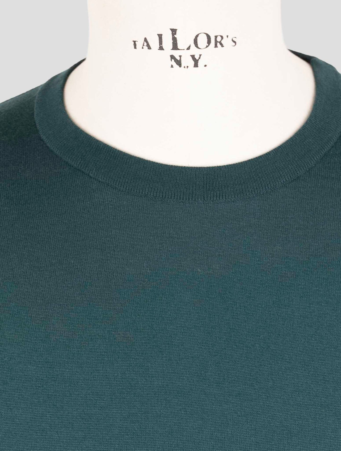 Kiton Green Cotton Icon Sweater Crewneck