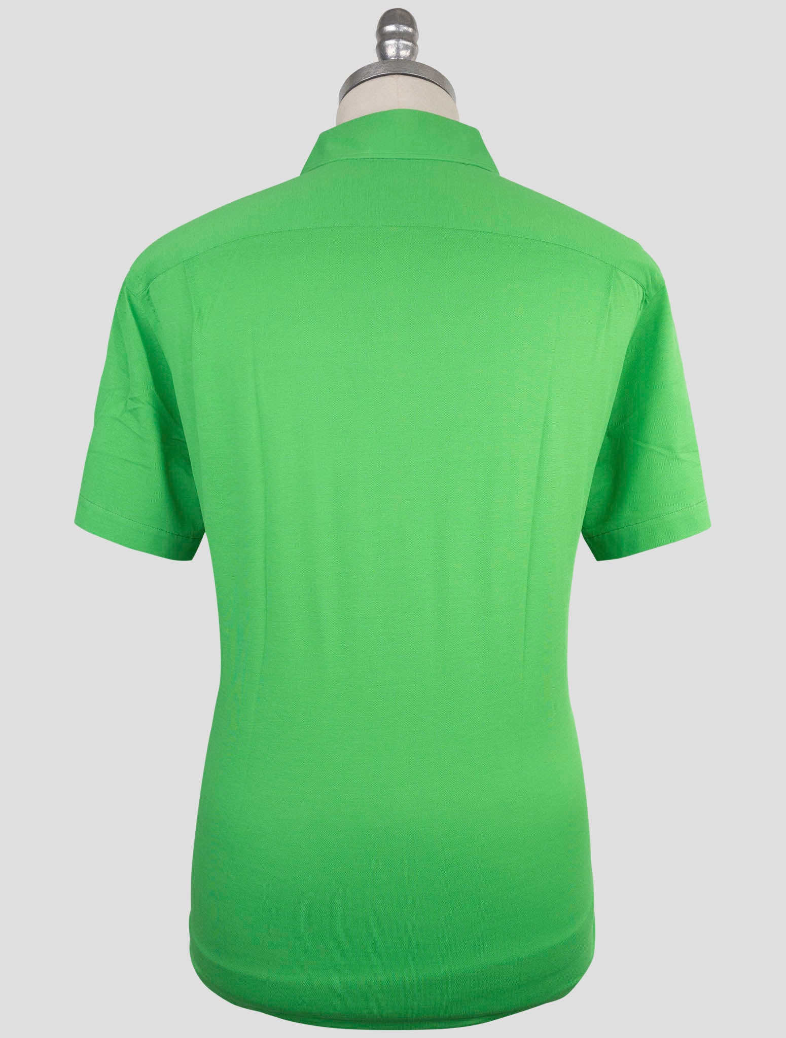 Kiton Green Cotton Polo
