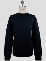 Kiton Knt Blue Viscose Ea Sweater Crewneck