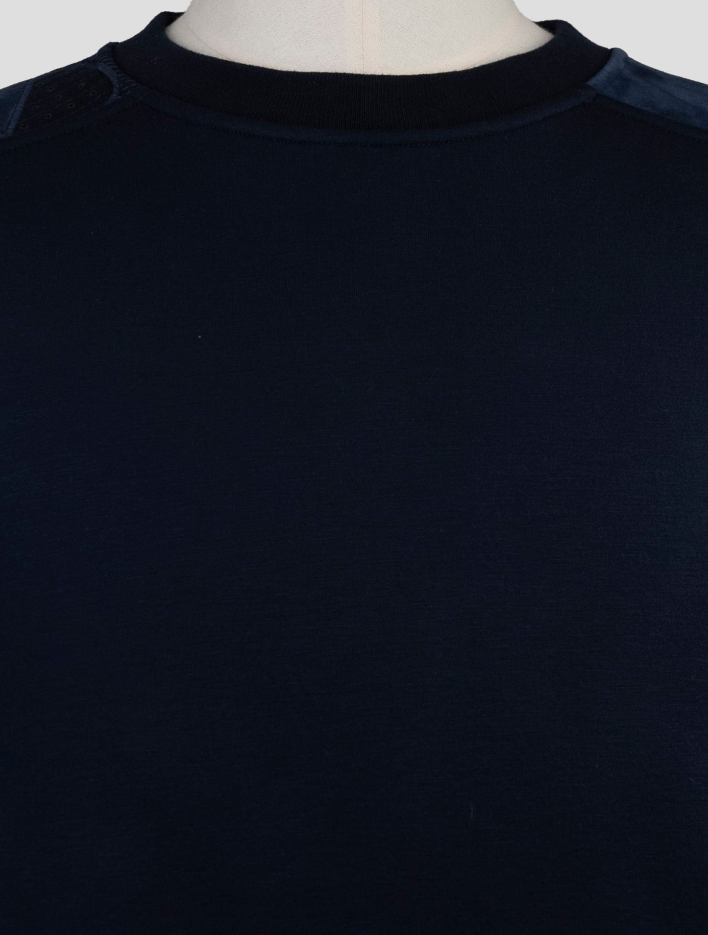 Kiton Knt Blue Viscose Ea Sweater Crewneck