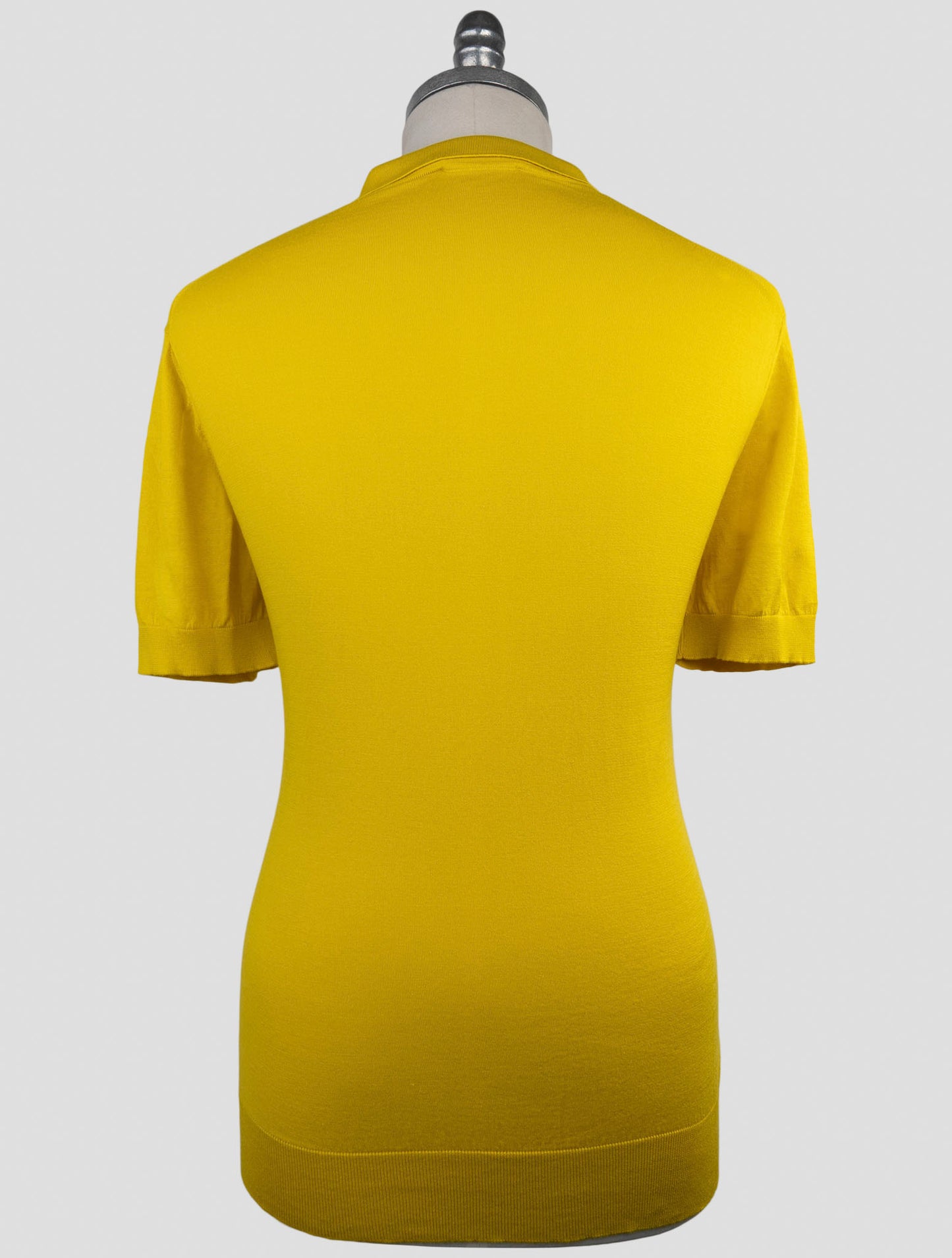Kiton Knt Yellow Cotton Polo