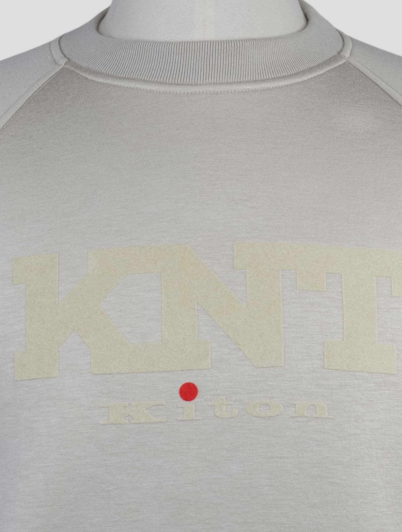 Kiton Knt Beige Viscose Ea Sweater Crewneck