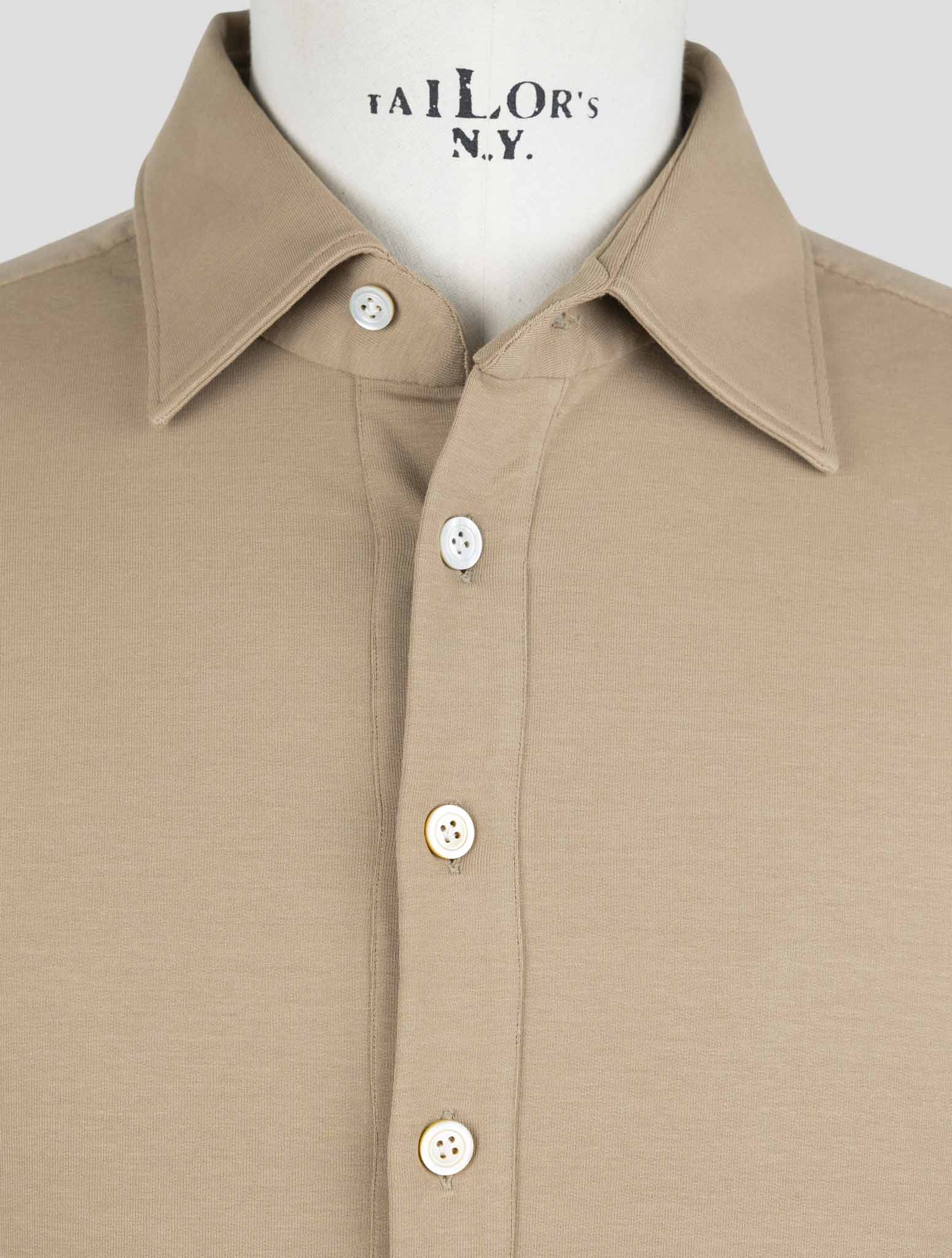 Kiton Brown Cotton Ea Sweater Polo