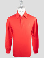 Kiiton Red Cotton Sweater Polo