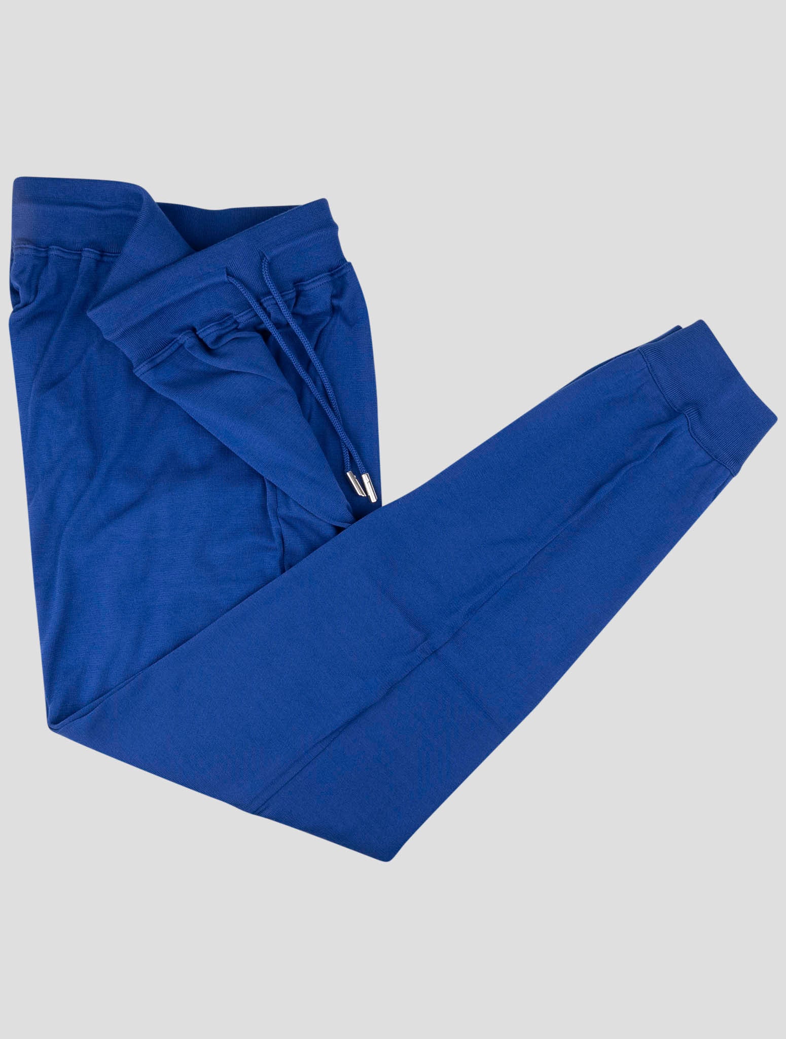 Kiton Blue Cotton Jogging Pants
