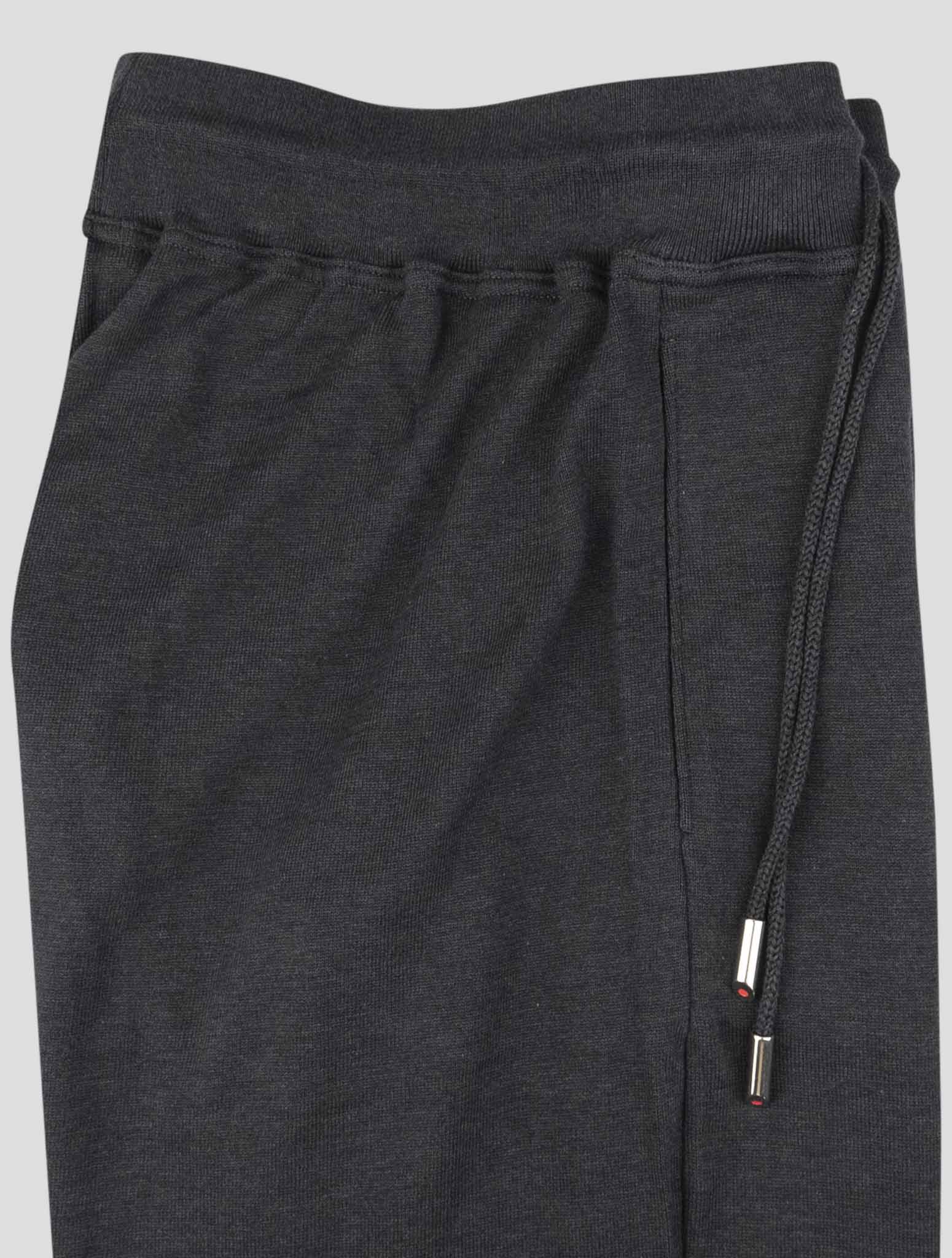 Kiton Blue Cotton Jogging Pants
