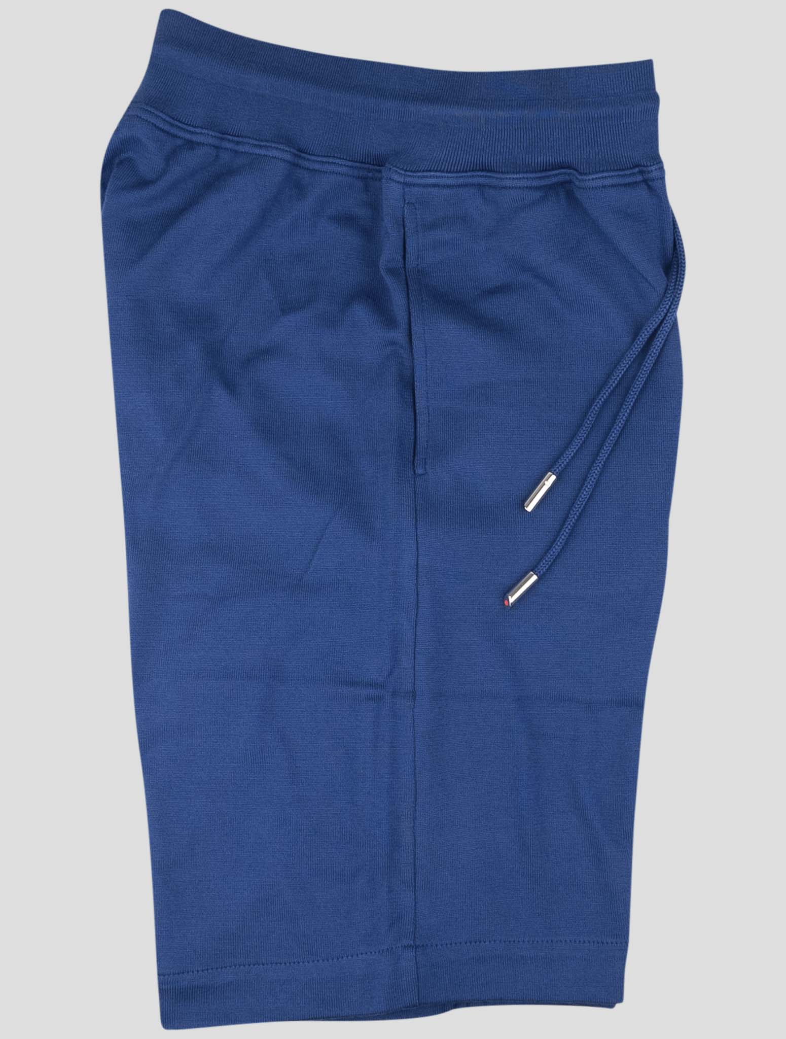 Kiton Blue Cotton Jogging Pants