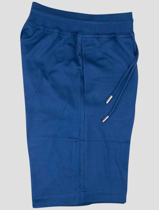 Kiton Blue Cotton Jogging Pants