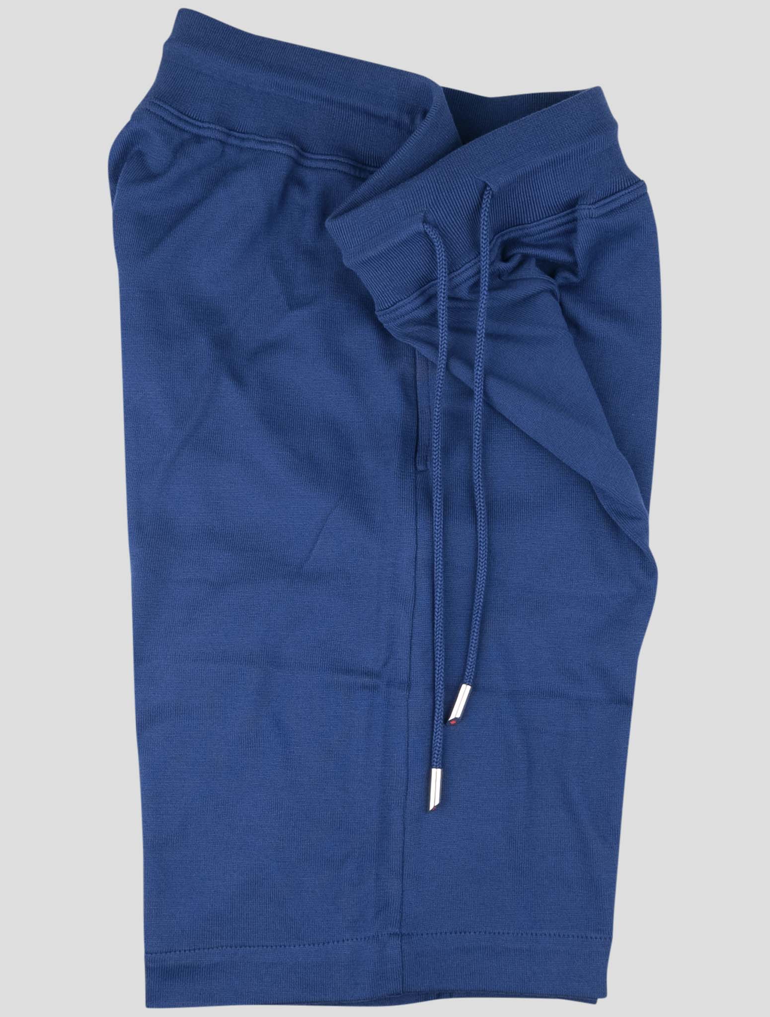 Kiton Blue Cotton Jogging Pants
