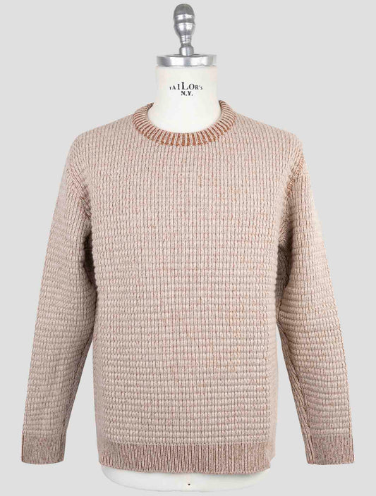 Kiton Brown Cashmere Sweater Crewneck