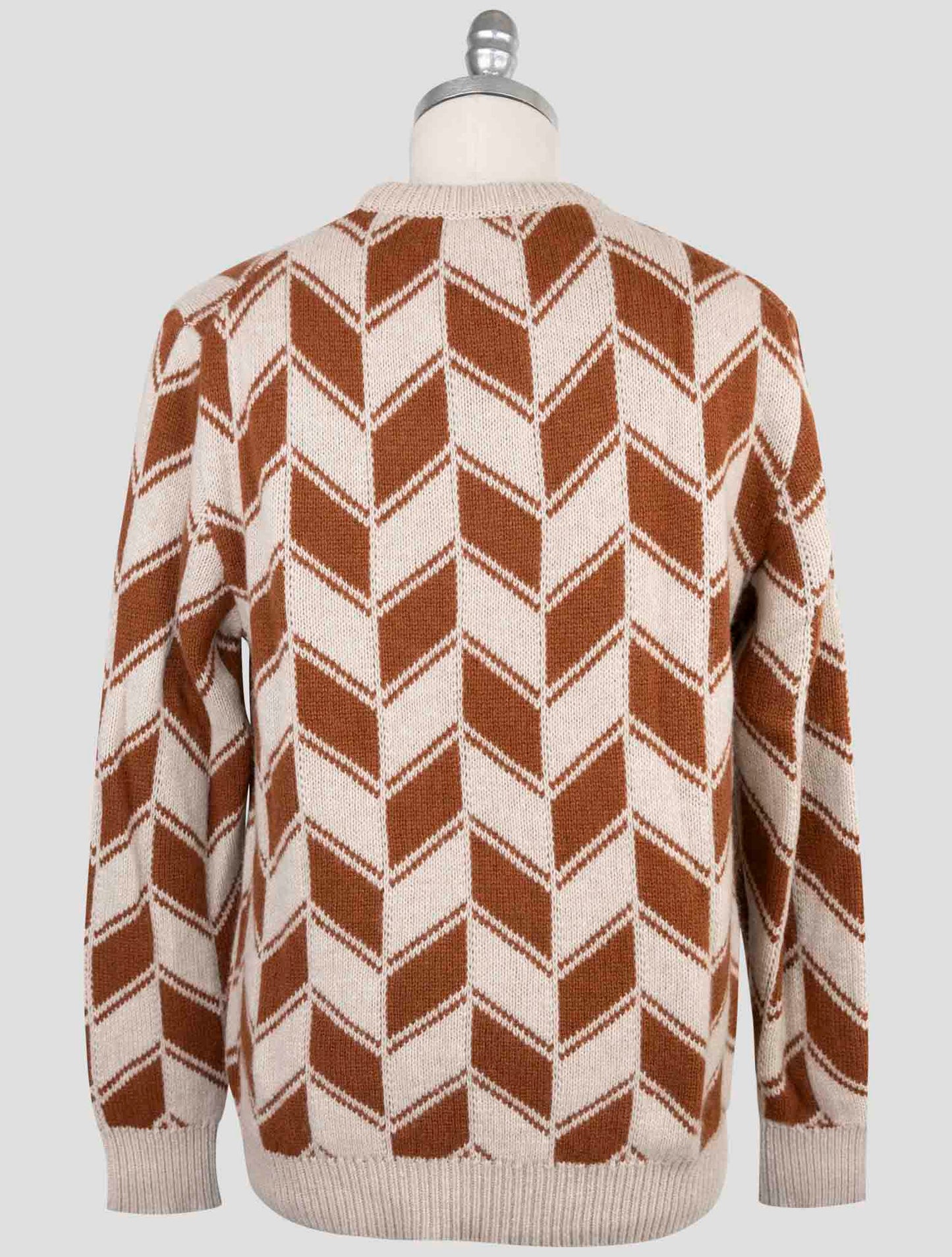 Kiton Brown Cashmere Sweater Crewneck