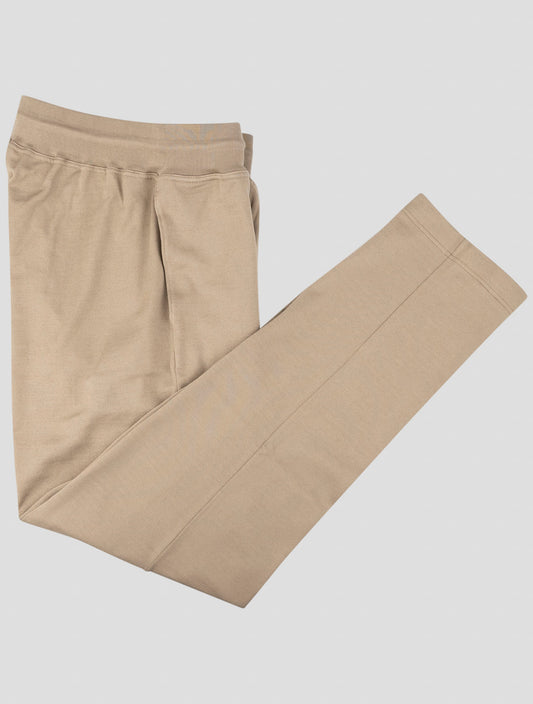 Kiton Brown Cotton Jogging Pant