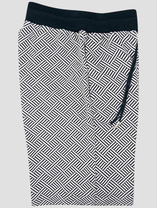 Kiton Blue Cotton Short Pant