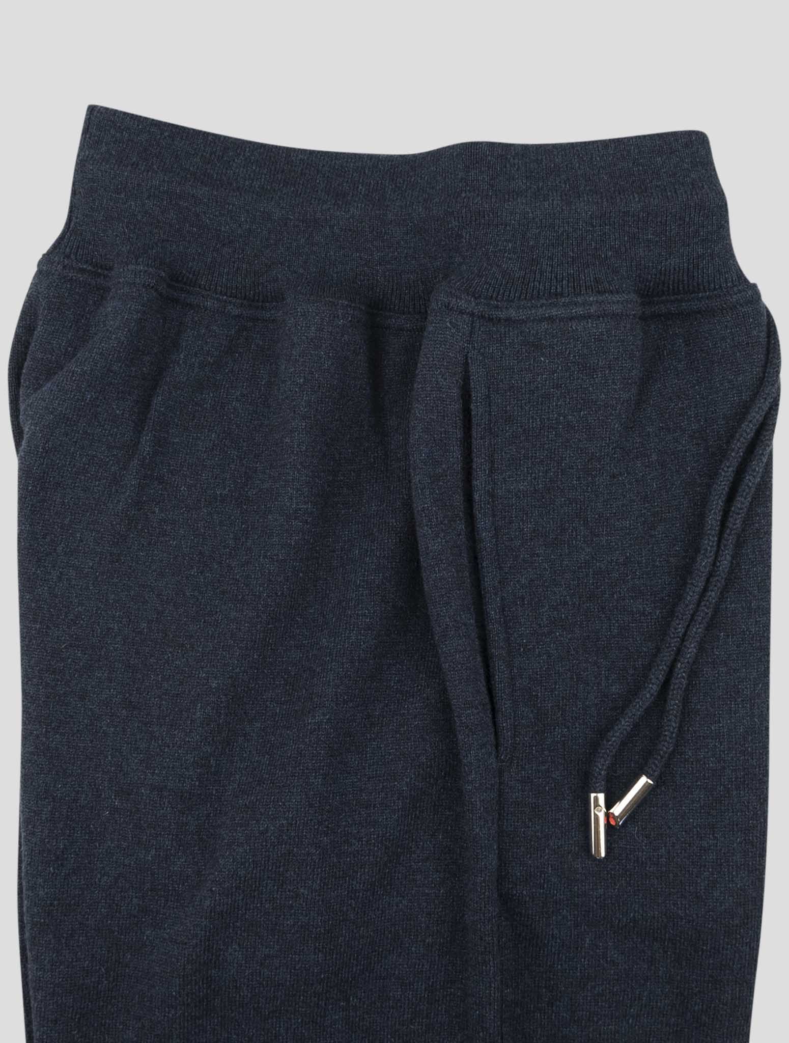 Kiton Blue Cashmere Jogging Pant