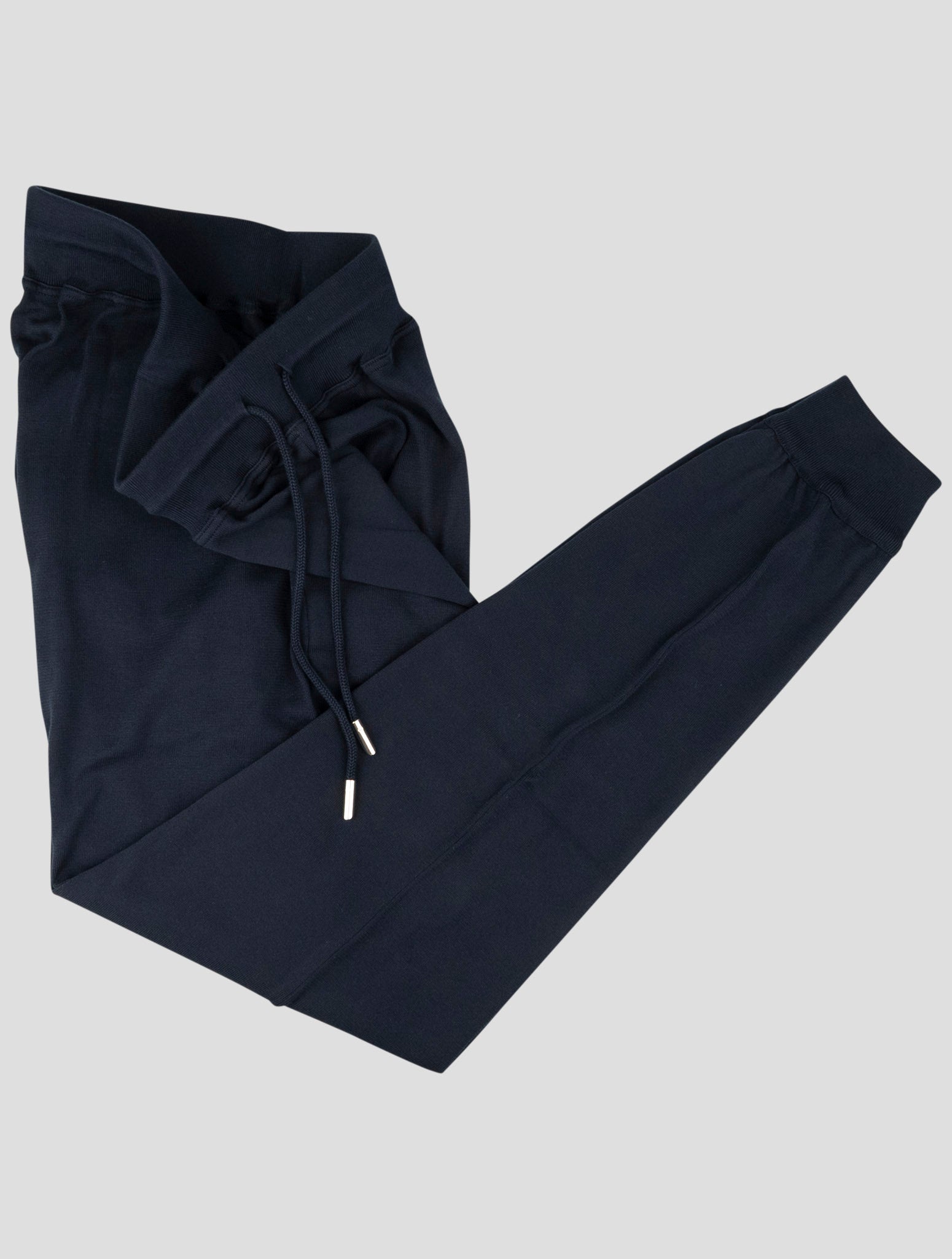 Kiton Blue Cotton Jogging Pant