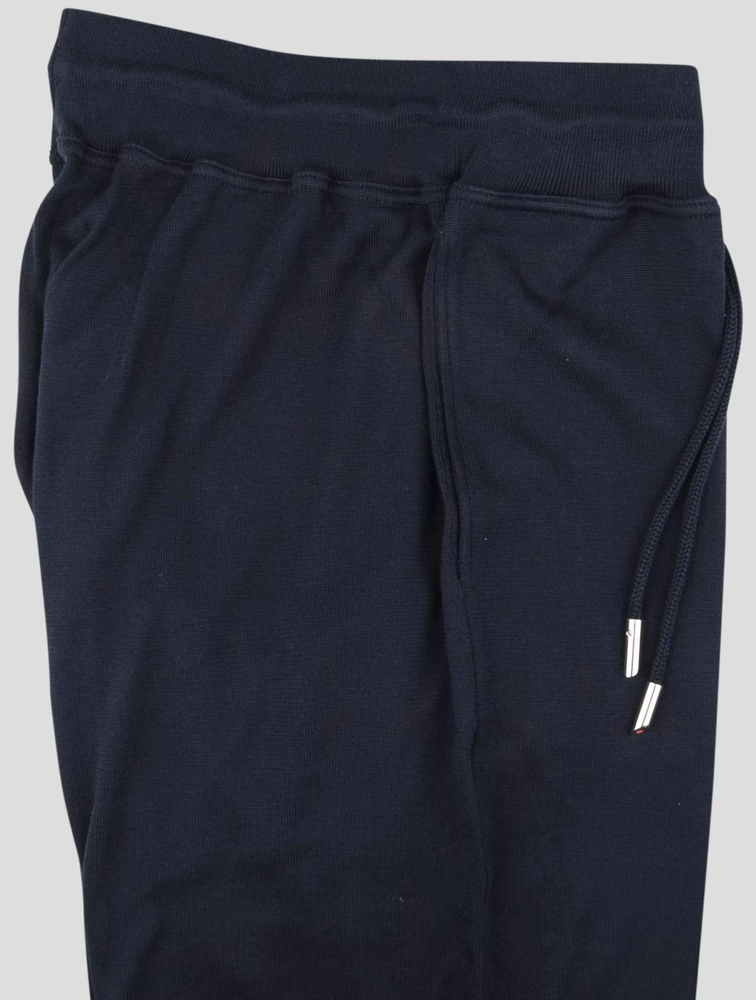 Kiton Blue Cotton Jogging Pant