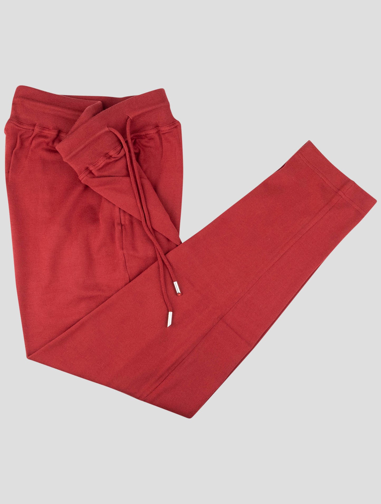 Kiton Burgundy Cotton Jogging Pant
